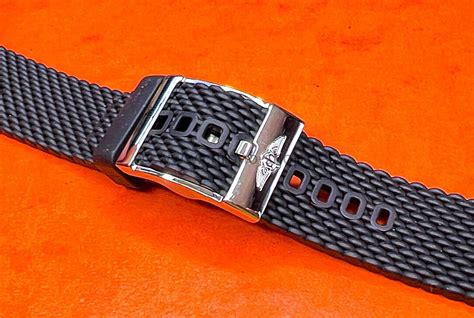 breitling rubber aero classic strap|breitling rubber strap 20mm.